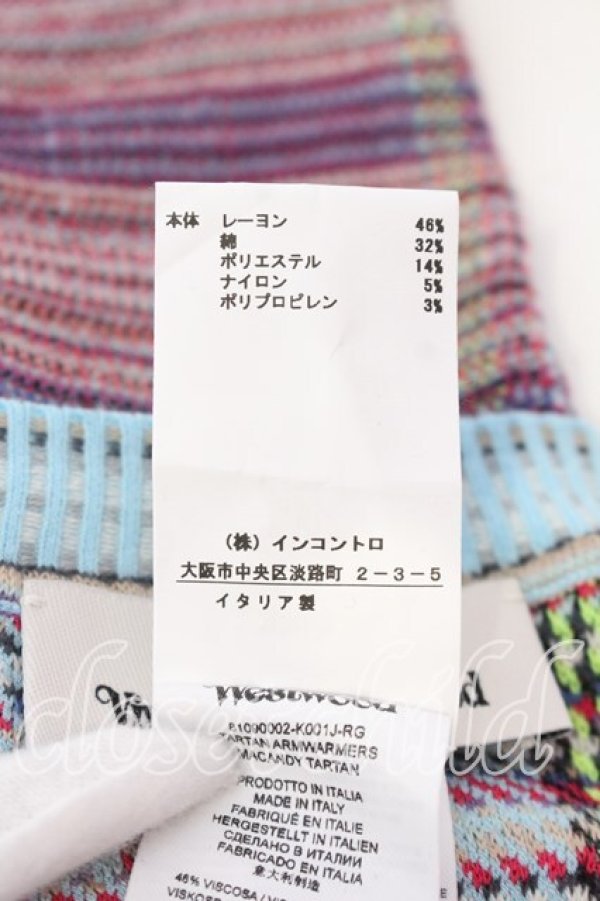 画像4: ヴィヴィアンウエストウッド 中古 / MacAndy Tartan ArmWarmers（マックアンディータータン アームウォーマー）  マルチ  O-25-12-14-097-gd-YM-OS (4)