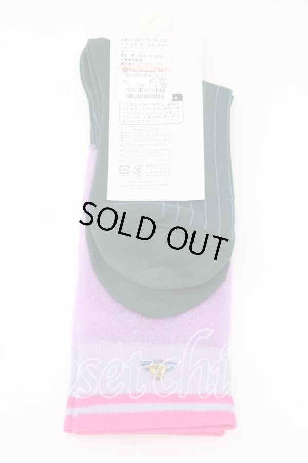 画像2: ヴィヴィアンウエストウッド 中古 / メッシュソックス 22.5-24.5cm マルチ  O-25-12-14-100-gd-YM-OS (2)