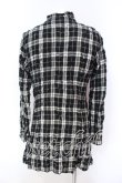 画像4: ヴィヴィアンウエストウッド MAN 中古 / リンクルチェック ビッグシャツ 48 ブラック  O-25-12-14-009-bl-YM-OS (4)