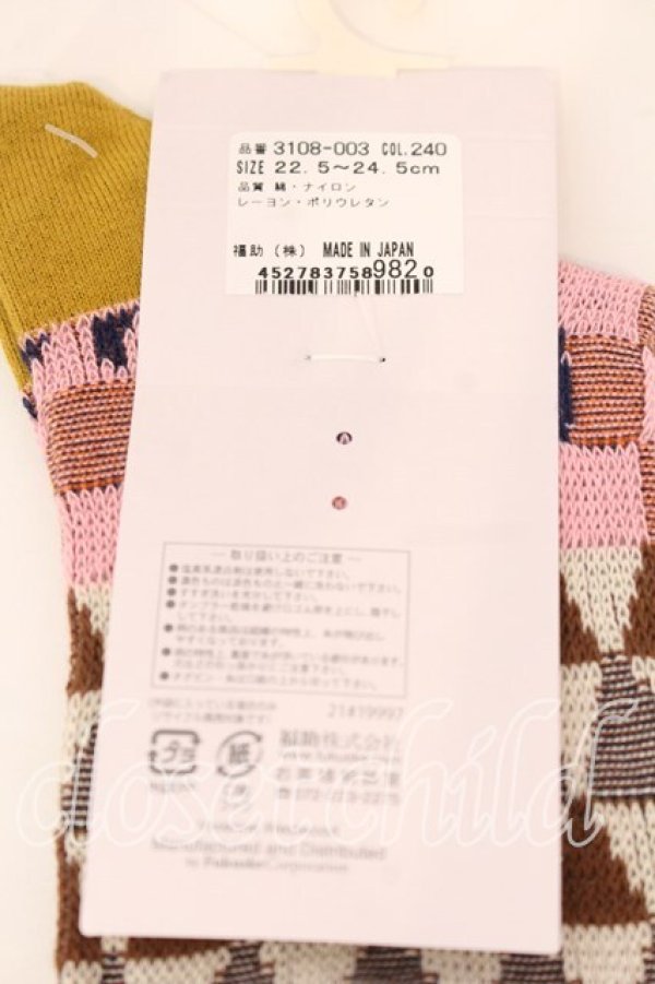 画像4: ヴィヴィアンウエストウッド 中古 / クラウドロレインバードソックス 22.5-24.5cm マルチ  O-25-12-14-102-gd-YM-OS (4)