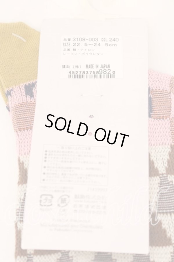 画像4: ヴィヴィアンウエストウッド 中古 / クラウドロレインバードソックス 22.5-24.5cm マルチ  O-25-12-14-102-gd-YM-ZH (4)
