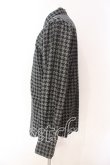 画像3: ヴィヴィアンウエストウッド MAN 中古 / スタートゥースジャカードクラシックシャツ 48 ブラックｘグレー  O-25-12-14-010-bl-YM-OS (3)