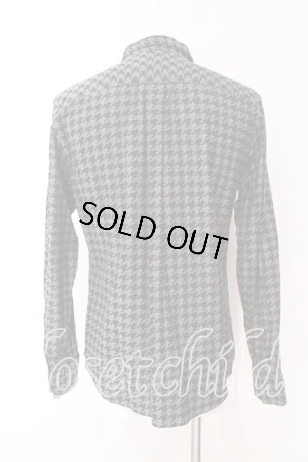 画像4: ヴィヴィアンウエストウッド MAN 中古 / スタートゥースジャカードクラシックシャツ 48 ブラックｘグレー  O-25-12-14-010-bl-YM-OS (4)