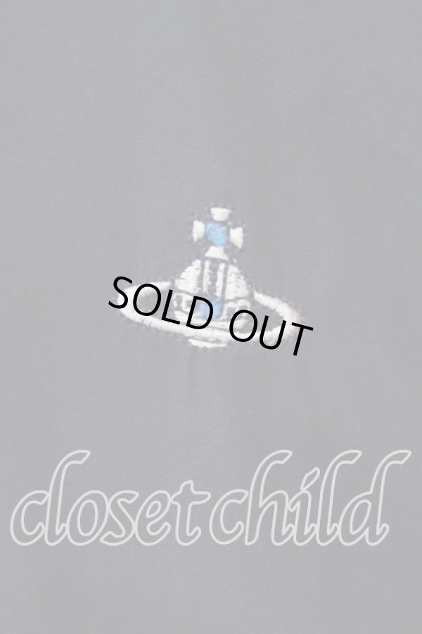 画像2: ヴィヴィアンウエストウッド MAN 中古 / コントラストギンガム クラシックシャツ 48 ネイビーｘレッド  O-25-12-14-011-bl-YM-OS (2)