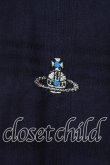 画像2: ヴィヴィアンウエストウッド MAN 中古 / ジャガードチェッククラシックシャツ 48 ネイビー  O-25-12-14-012-bl-YM-OS (2)