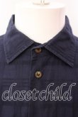 画像3: ヴィヴィアンウエストウッド MAN 中古 / ジャガードチェッククラシックシャツ 48 ネイビー  O-25-12-14-012-bl-YM-OS (3)