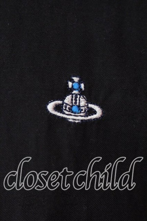 画像2: ヴィヴィアンウエストウッド MAN 中古 / ORIGINAL JACQUARD PETER PANシャツ（オリジナルジャガードピーターパン） 48 ブラック  O-25-12-14-013-bl-YM-OS (2)