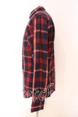 画像3: ヴィヴィアンウエストウッド MAN 中古 / ウールチェックオジークラークシャツ 48 ブラックｘレッド  O-25-12-14-014-bl-YM-OS (3)