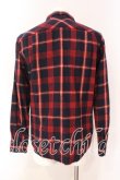 画像4: ヴィヴィアンウエストウッド MAN 中古 / ウールチェックオジークラークシャツ 48 ブラックｘレッド  O-25-12-14-014-bl-YM-OS (4)