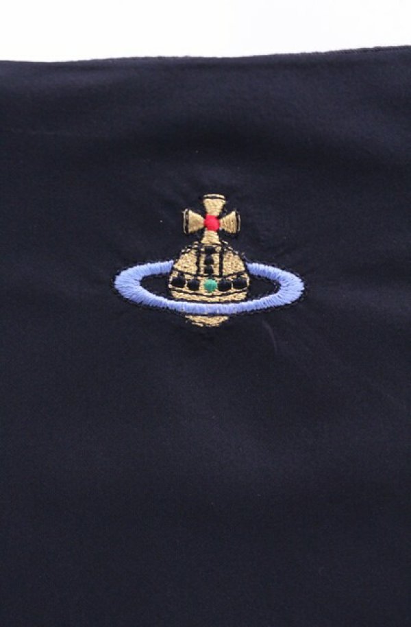 画像2: 【Vintage放出】ヴィヴィアンウエストウッド 中古 / カラーオーブ刺繍コルセット 38 ブラック  O-25-12-20-013-to-YM-OS (2)