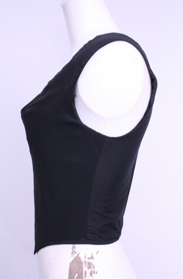 画像3: 【Vintage放出】ヴィヴィアンウエストウッド 中古 / カラーオーブ刺繍コルセット 38 ブラック  O-25-12-20-013-to-YM-OS (3)