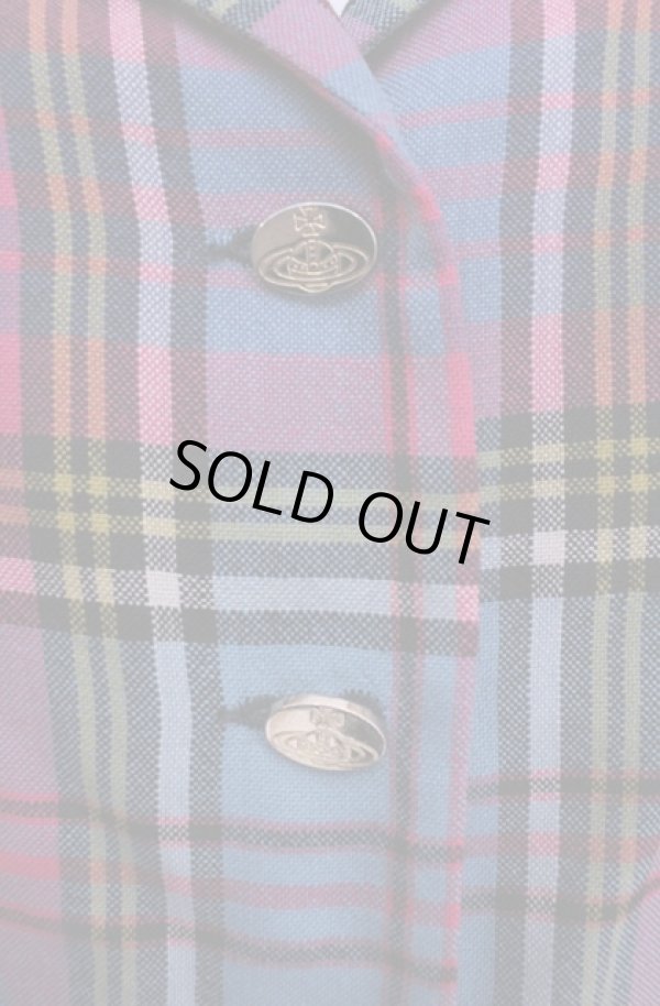 画像5: 【Vintage放出】ヴィヴィアンウエストウッド 中古 / ブルーマックベスト 10 マルチ  O-25-12-20-014-to-YM-OS (5)