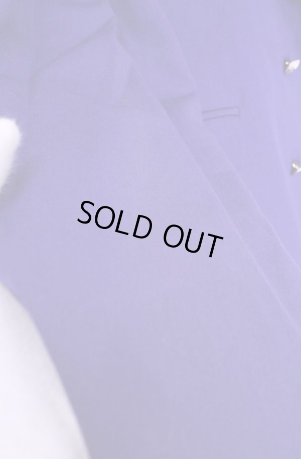 画像5: 【Vintage放出】ヴィヴィアンウエストウッド 中古 / フリル襟ダブルボタンジャケット 10 ブルー  O-25-12-20-015-sk-YM-OS (5)