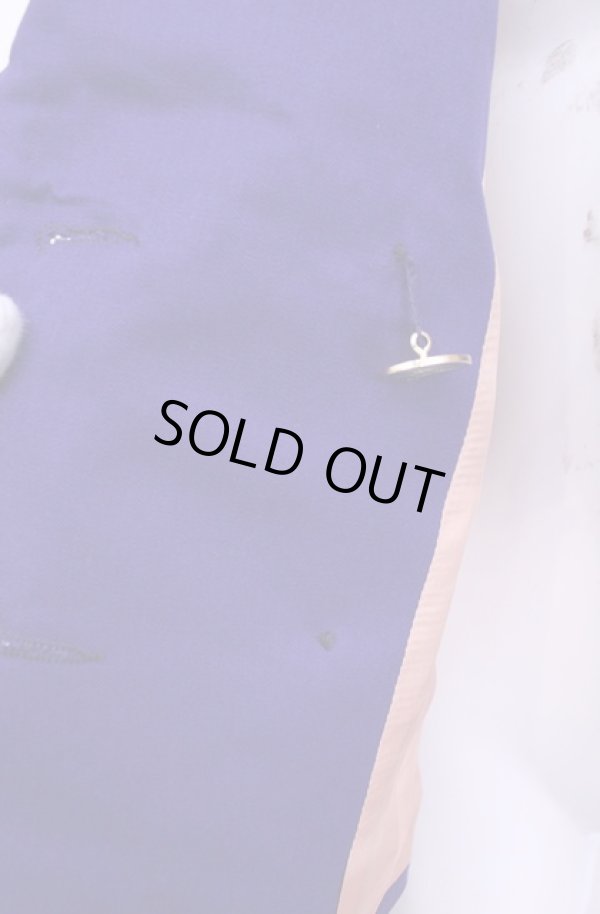 画像6: 【Vintage放出】ヴィヴィアンウエストウッド 中古 / フリル襟ダブルボタンジャケット 10 ブルー  O-25-12-20-015-sk-YM-OS (6)