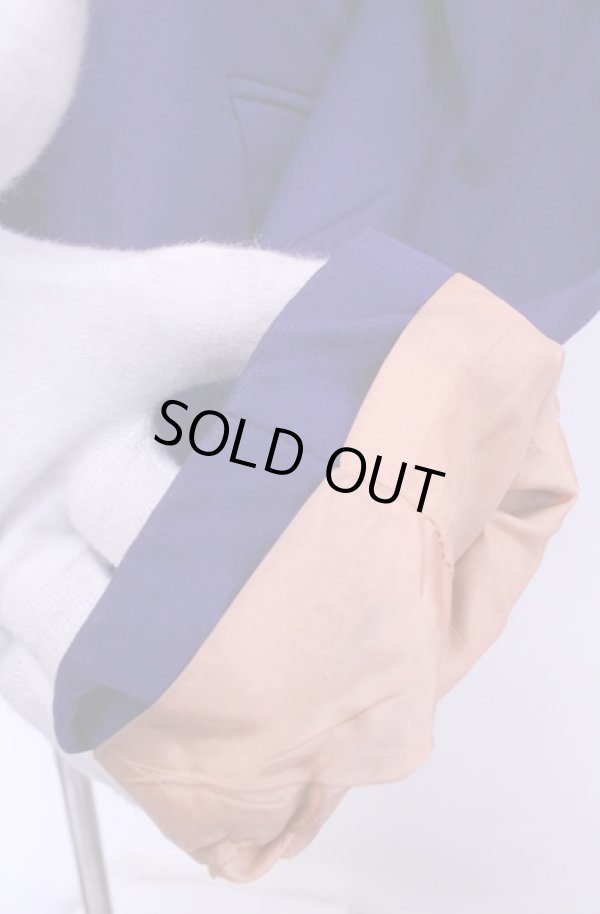 画像7: 【Vintage放出】ヴィヴィアンウエストウッド 中古 / フリル襟ダブルボタンジャケット 10 ブルー  O-25-12-20-015-sk-YM-OS (7)