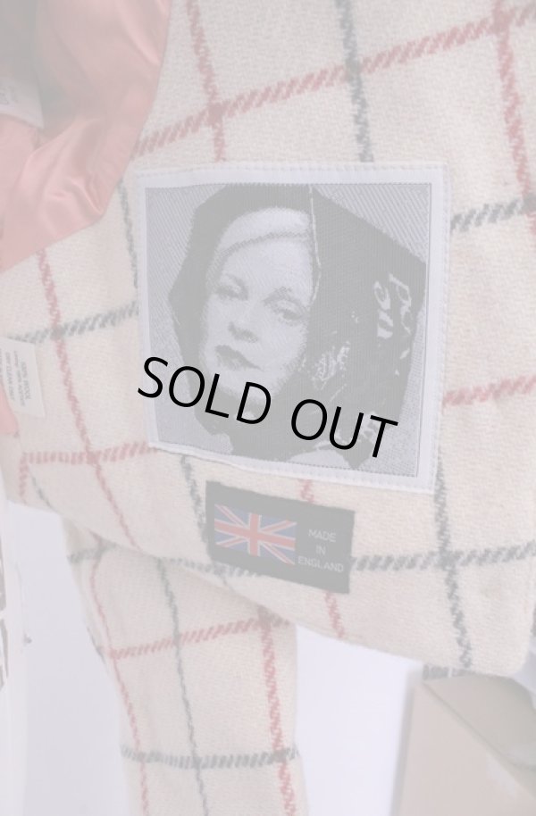 画像10: 【Vintage放出】ヴィヴィアンウエストウッド 中古 / ハリスツイードピアポイントジャケット 8 アイボリー  O-25-12-20-016-jc-YM-OS (10)