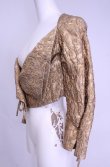 画像2: 【Vintage放出】ヴィヴィアンウエストウッド 中古 / ビッグボタンショートジャケット US6 ゴールド  O-25-12-20-017-jc-YM-OS (2)