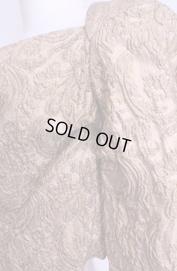 画像3: 【Vintage放出】ヴィヴィアンウエストウッド 中古 / ビッグボタンショートジャケット US6 ゴールド  O-25-12-20-017-jc-YM-OS (3)