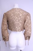 画像4: 【Vintage放出】ヴィヴィアンウエストウッド 中古 / ビッグボタンショートジャケット US6 ゴールド  O-25-12-20-017-jc-YM-OS (4)