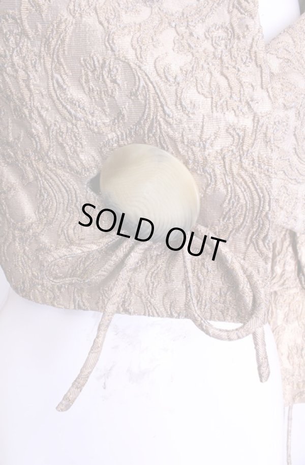 画像5: 【Vintage放出】ヴィヴィアンウエストウッド 中古 / ビッグボタンショートジャケット US6 ゴールド  O-25-12-20-017-jc-YM-OS (5)