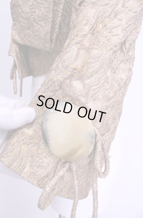 画像6: 【Vintage放出】ヴィヴィアンウエストウッド 中古 / ビッグボタンショートジャケット US6 ゴールド  O-25-12-20-017-jc-YM-OS (6)