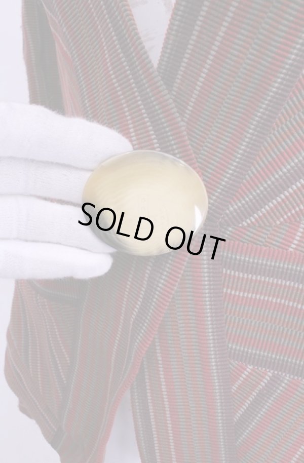 画像3: 【Vintage放出】ヴィヴィアンウエストウッド 中古 / ビッグオーブボタンジャケット UK10 マルチ（レッドｘパープルｘブラウン）  O-25-12-20-018-jc-YM-OS (3)