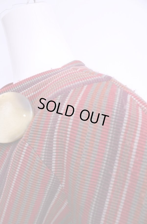 画像5: 【Vintage放出】ヴィヴィアンウエストウッド 中古 / ビッグオーブボタンジャケット UK10 マルチ（レッドｘパープルｘブラウン）  O-25-12-20-018-jc-YM-OS (5)