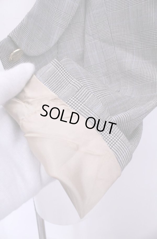 画像7: 【Vintage放出】ヴィヴィアンウエストウッド 中古 / グレンチェックアンダーバストジャケット 40 グレー  O-25-12-20-019-jc-YM-OS (7)