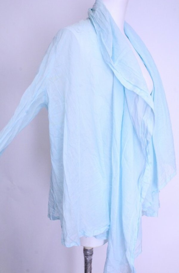 画像2: 【Vintage放出】ヴィヴィアンウエストウッド 中古 / ショールカーディガン M サックス  O-25-12-20-023-to-YM-OS (2)