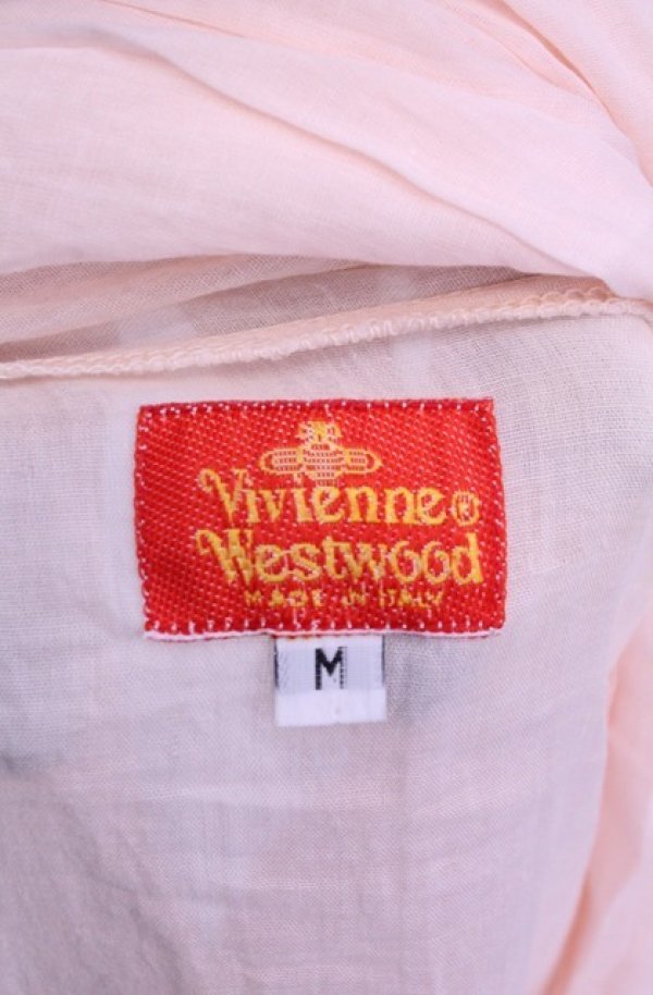 画像4: 【Vintage放出】ヴィヴィアンウエストウッド 中古 / ショールカーディガン M ピンク  O-25-12-20-024-to-YM-OS (4)