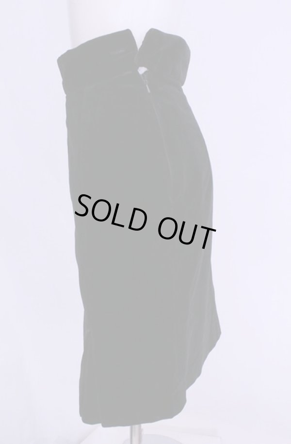 画像2: 【Vintage放出】ヴィヴィアンウエストウッド 中古 / 別珍スカート 10 ブラック  O-25-12-20-025-sk-YM-ZH (2)