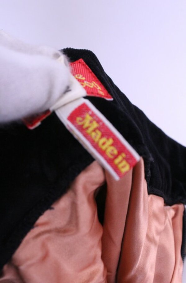 画像8: 【Vintage放出】ヴィヴィアンウエストウッド 中古 / 別珍スカート 10 ブラック  O-25-12-20-025-sk-YM-OS (8)