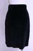 画像4: 【Vintage放出】ヴィヴィアンウエストウッド 中古 / 別珍台形スカート 40 ブラック  O-25-12-20-026-sk-YM-OS (4)