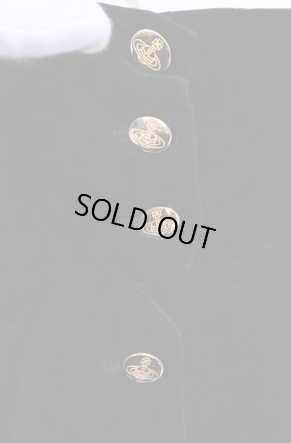 画像2: 【Vintage放出】ヴィヴィアンウエストウッド 中古 / 別珍ラップスカート 8/10 ブラック  O-25-12-20-027-sk-YM-OS (2)