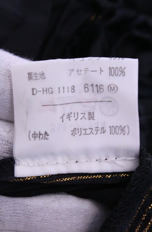 画像9: 【Vintage放出】ヴィヴィアンウエストウッド 中古 / 別珍ミニスカート 10 ブラック  O-25-12-20-028-sk-YM-OS (9)