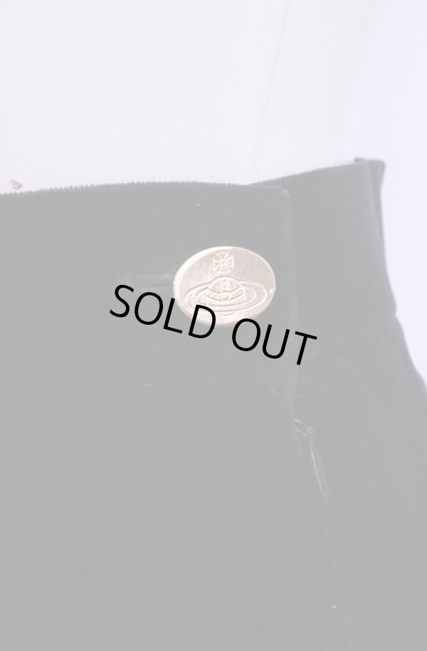 画像3: 【Vintage放出】ヴィヴィアンウエストウッド 中古 / 別珍ペンシルスカート M ブラック  O-25-12-20-029-sk-YM-ZH (3)