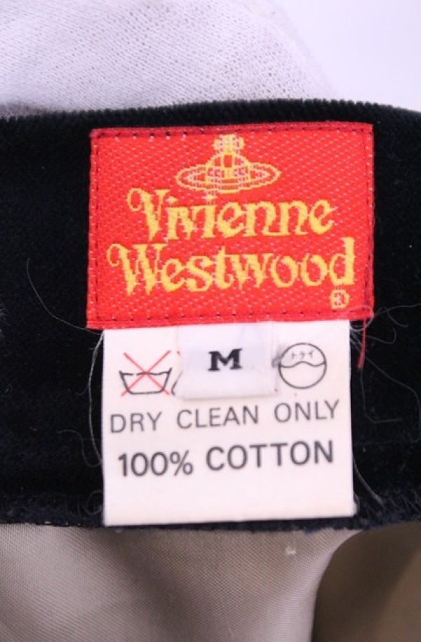 画像6: 【Vintage放出】ヴィヴィアンウエストウッド 中古 / 別珍ペンシルスカート M ブラック  O-25-12-20-029-sk-YM-OS (6)