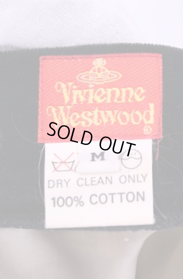 画像6: 【Vintage放出】ヴィヴィアンウエストウッド 中古 / 別珍ペンシルスカート M ブラック  O-25-12-20-029-sk-YM-ZH (6)