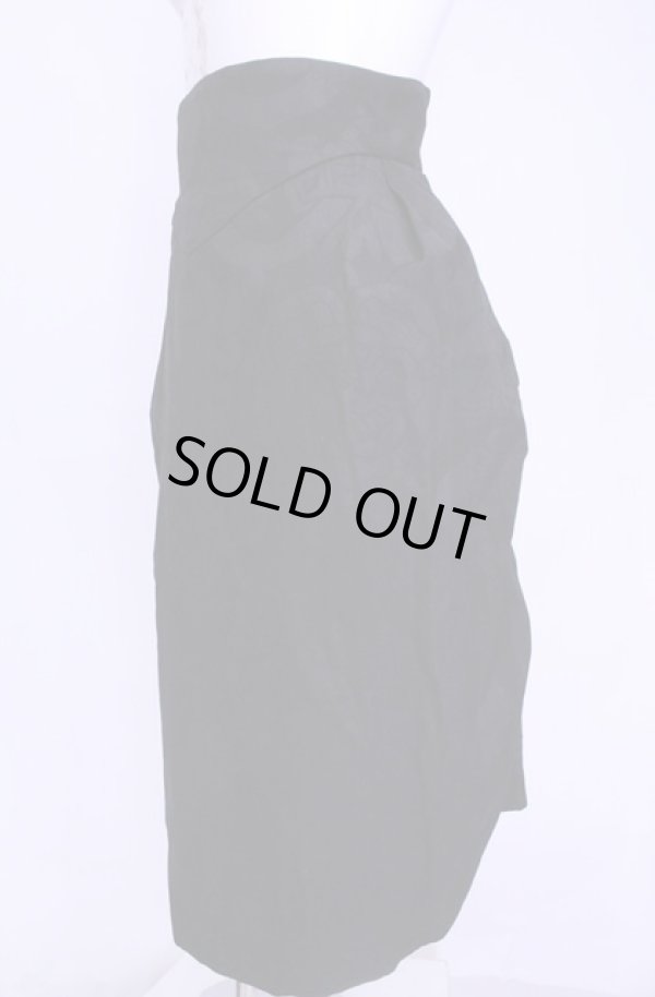 画像2: 【Vintage放出】ヴィヴィアンウエストウッド 中古 / チューダーローズハイウエストスカート 10 ブラック  O-25-12-20-032-sk-YM-OS (2)