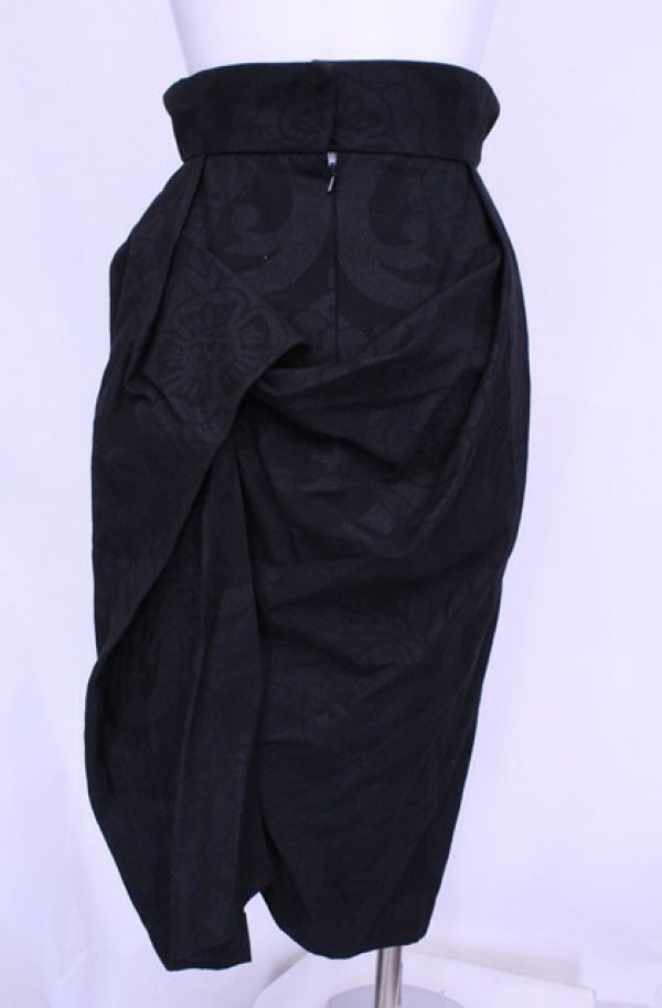 画像4: 【Vintage放出】ヴィヴィアンウエストウッド 中古 / チューダーローズハイウエストスカート 10 ブラック  O-25-12-20-032-sk-YM-OS (4)