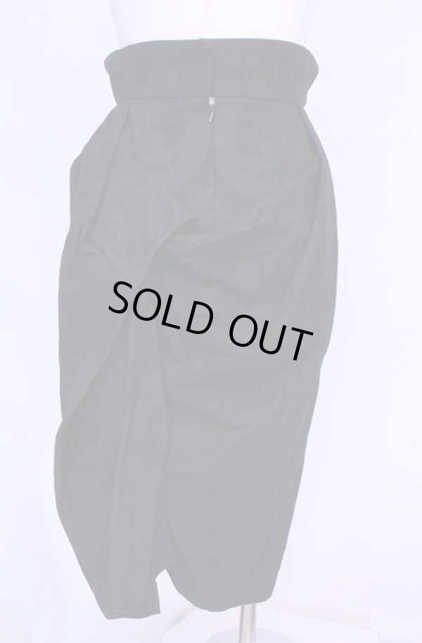 画像4: 【Vintage放出】ヴィヴィアンウエストウッド 中古 / チューダーローズハイウエストスカート 10 ブラック  O-25-12-20-032-sk-YM-OS (4)