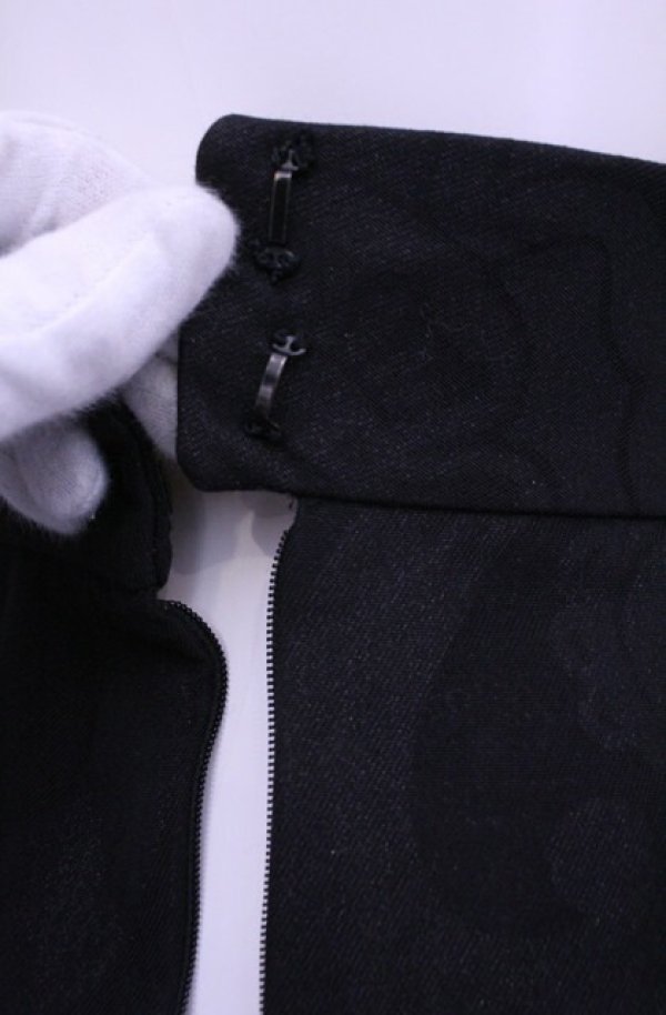 画像6: 【Vintage放出】ヴィヴィアンウエストウッド 中古 / チューダーローズハイウエストスカート 10 ブラック  O-25-12-20-032-sk-YM-OS (6)