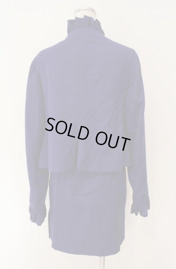 画像3: 【Vintage放出】ヴィヴィアンウエストウッド 中古 / コサージュジャケットセットアップ JKT(10)SK（10） ブルー  O-25-12-20-003-sk-YM-OS (3)