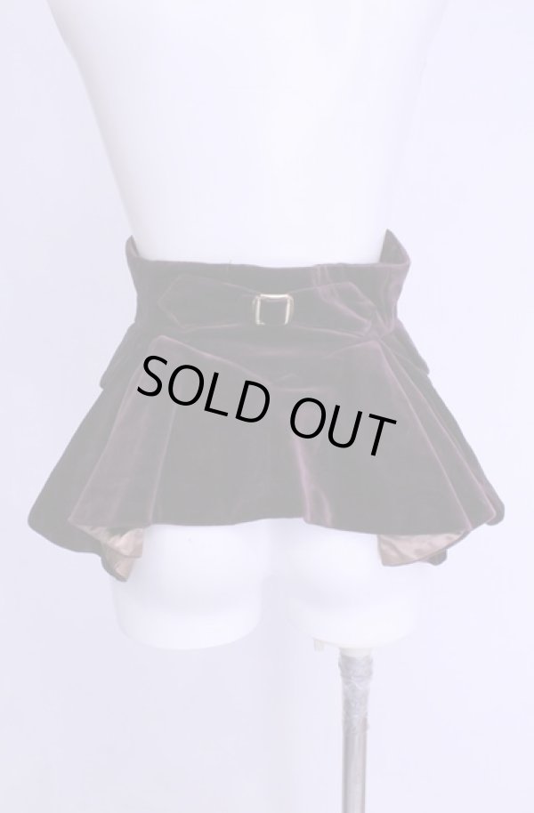 画像5: 【Vintage放出】ヴィヴィアンウエストウッド 中古 / 別珍ラップスカート 8/10 パープル  O-25-12-20-033-sk-YM-OS (5)