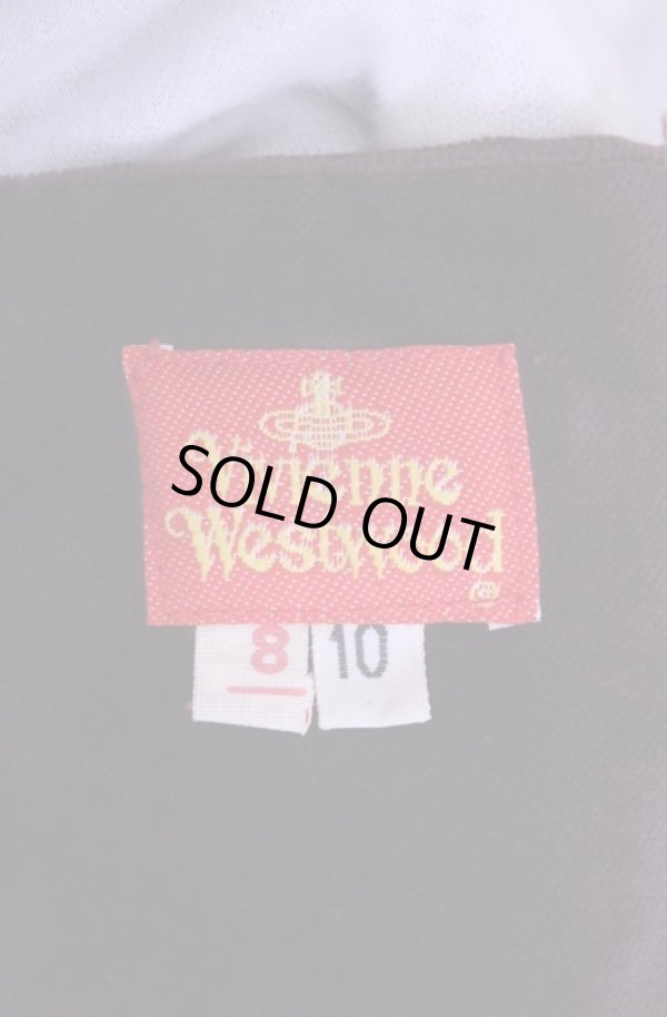 画像7: 【Vintage放出】ヴィヴィアンウエストウッド 中古 / 別珍ラップスカート 8/10 パープル  O-25-12-20-033-sk-YM-OS (7)