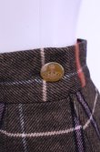画像3: 【Vintage放出】ヴィヴィアンウエストウッド 中古 / ウールチェックミニスカート 40 ブラウンｘマルチ  O-25-12-20-034-sk-YM-OS (3)