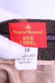 画像6: 【Vintage放出】ヴィヴィアンウエストウッド 中古 / ウールチェックミニスカート 40 ブラウンｘマルチ  O-25-12-20-034-sk-YM-OS (6)