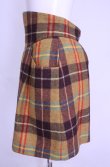 画像2: 【Vintage放出】ヴィヴィアンウエストウッド 中古 / ハイウエストタータンスカート 42 マルチ  O-25-12-20-035-sk-YM-OS (2)