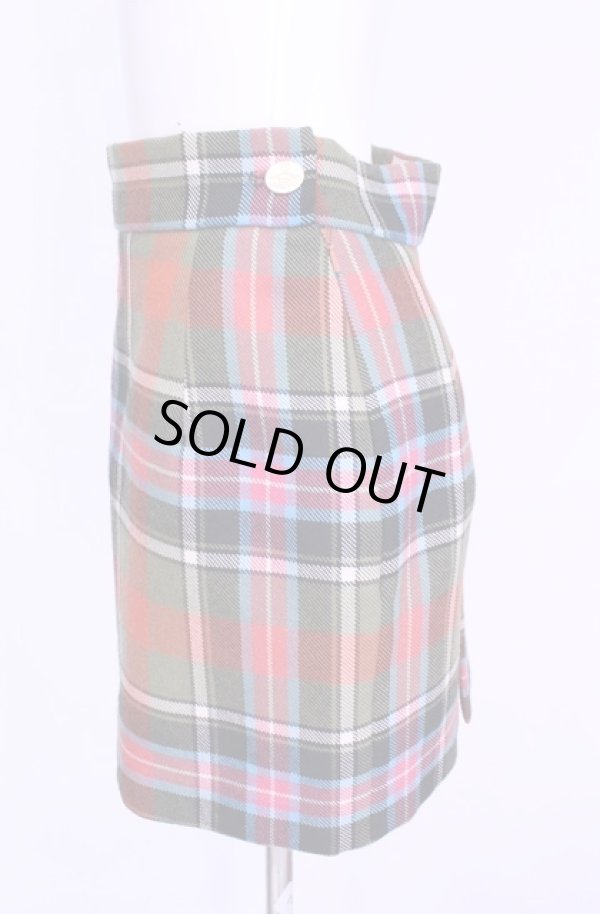 画像2: 【Vintage放出】ヴィヴィアンウエストウッド 中古 / ブルースオブキンナードスカート 12 マルチ  O-25-12-20-036-sk-YM-OS (2)