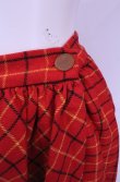 画像2: 【Vintage放出】ヴィヴィアンウエストウッド 中古 / ラップドレープスカート 12 レッド  O-25-12-20-038-sk-YM-OS (2)